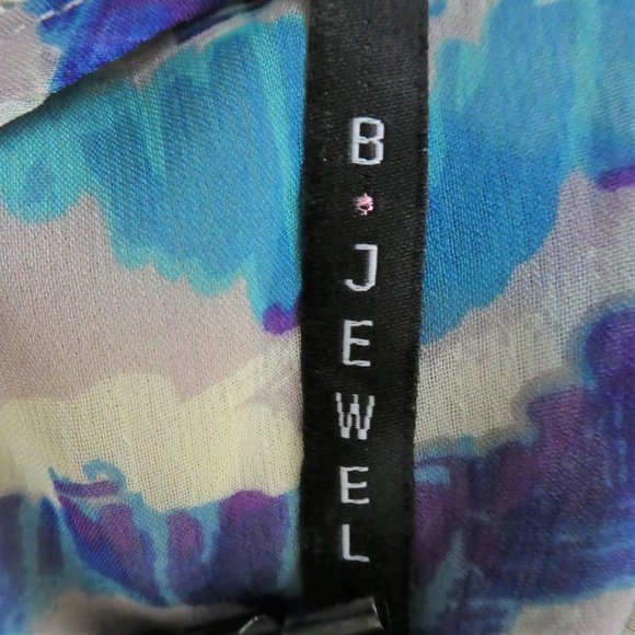 B Jewel Dress Mini Peekaboo Cutout Back Lace M - Picture 8 of 9